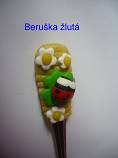 Beruška žlutá<br>cena 60 Kč / kus