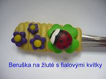 Beruška na žluté louce<br>cena 60 Kč / kus