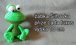 Žabička, výška 10 cm, cena 160 Kč